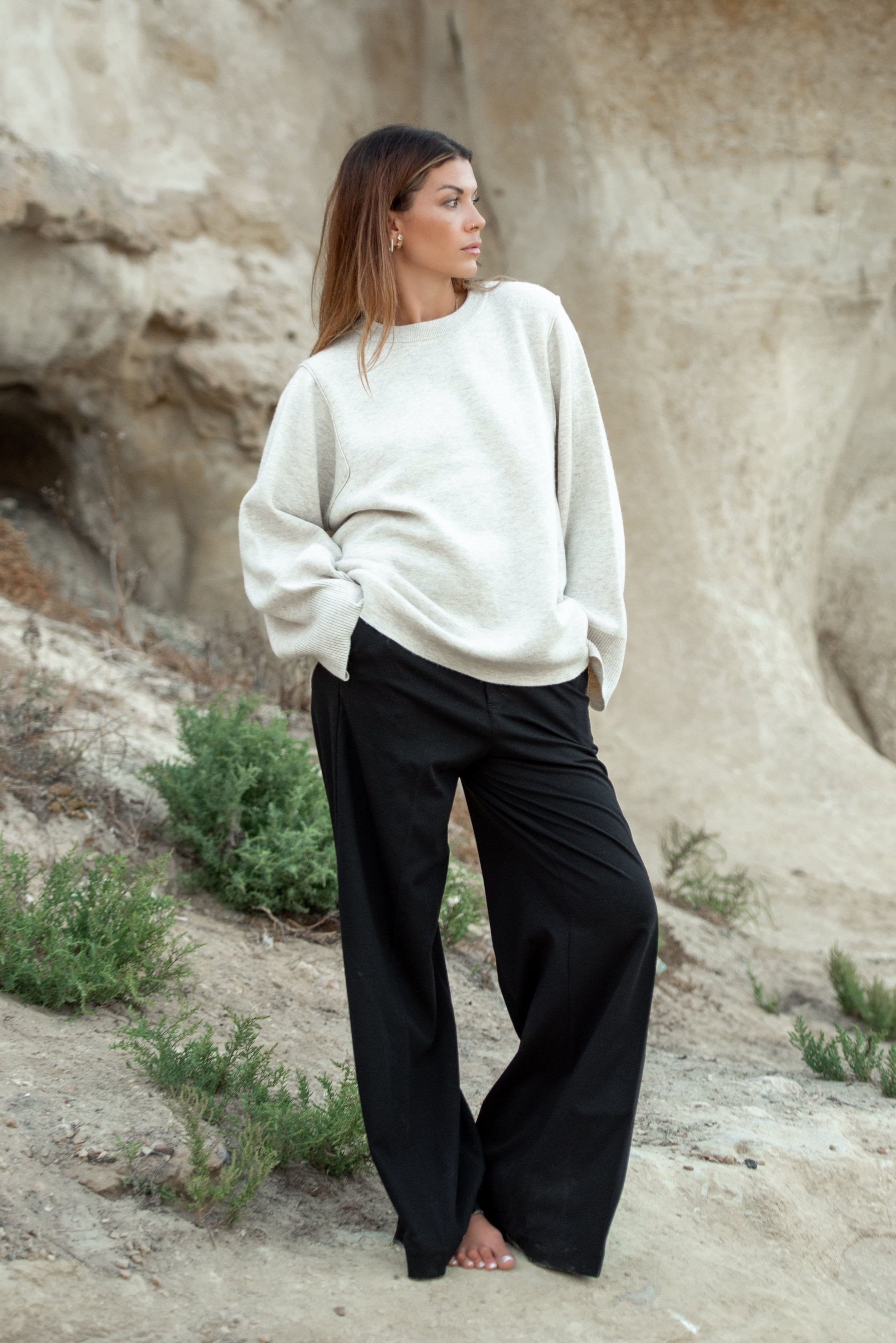 OVERSIZED PULLOVER SNOW