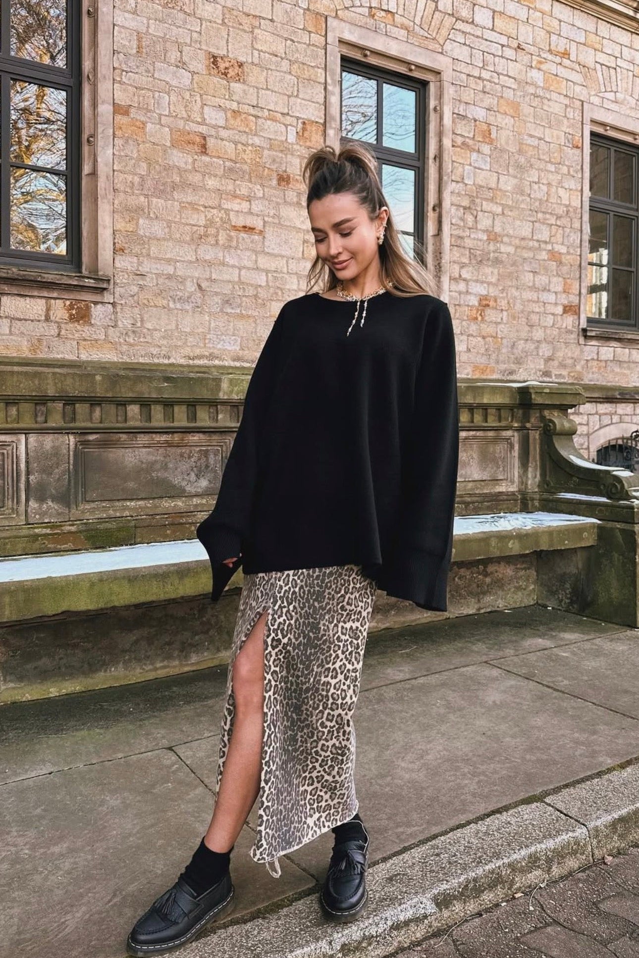 OVERSIZED PULLOVER SNOW