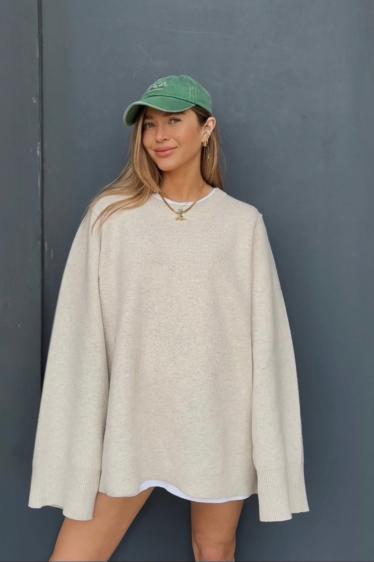 OVERSIZED PULLOVER SNOW