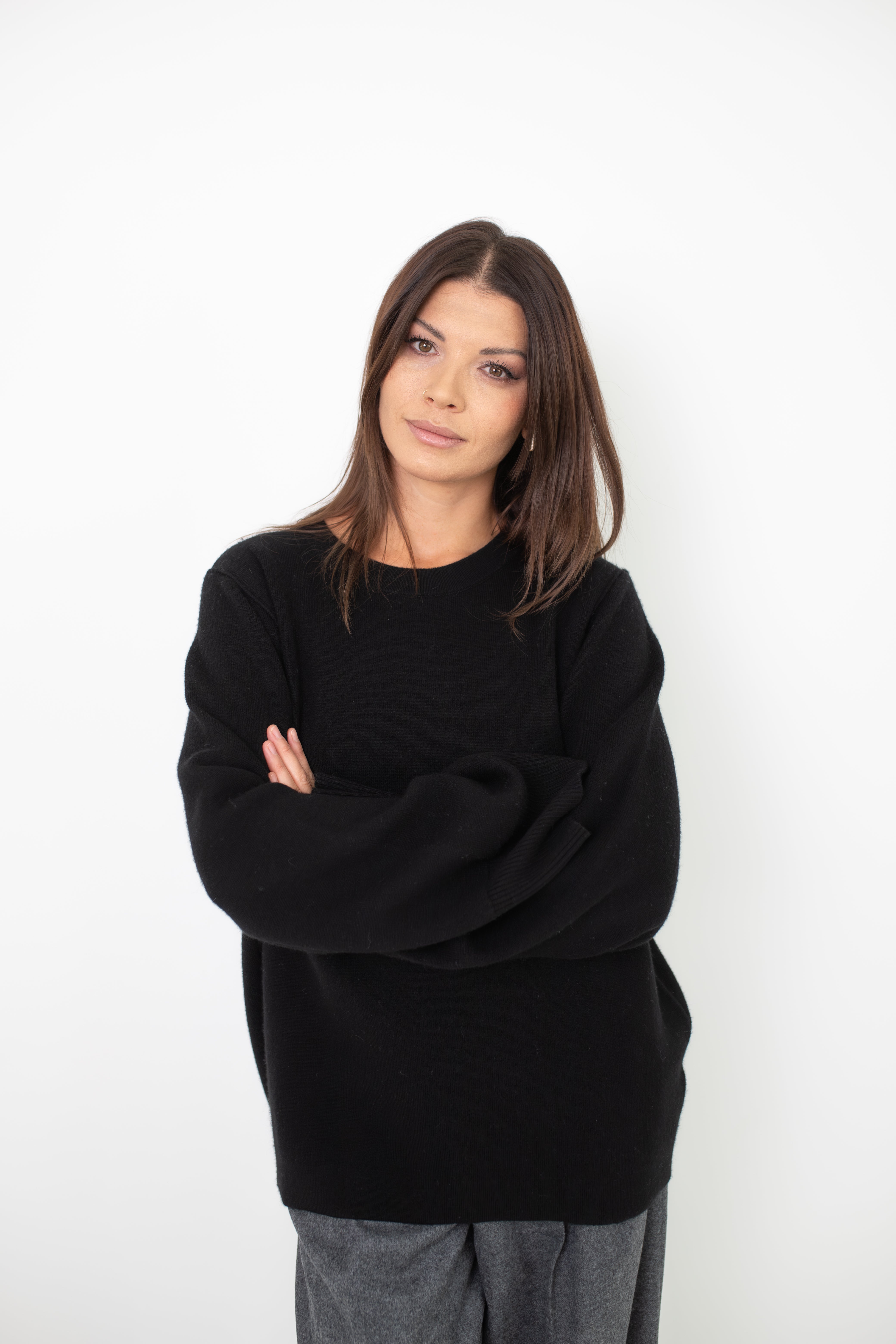 OVERSIZED PULLOVER  SNOW