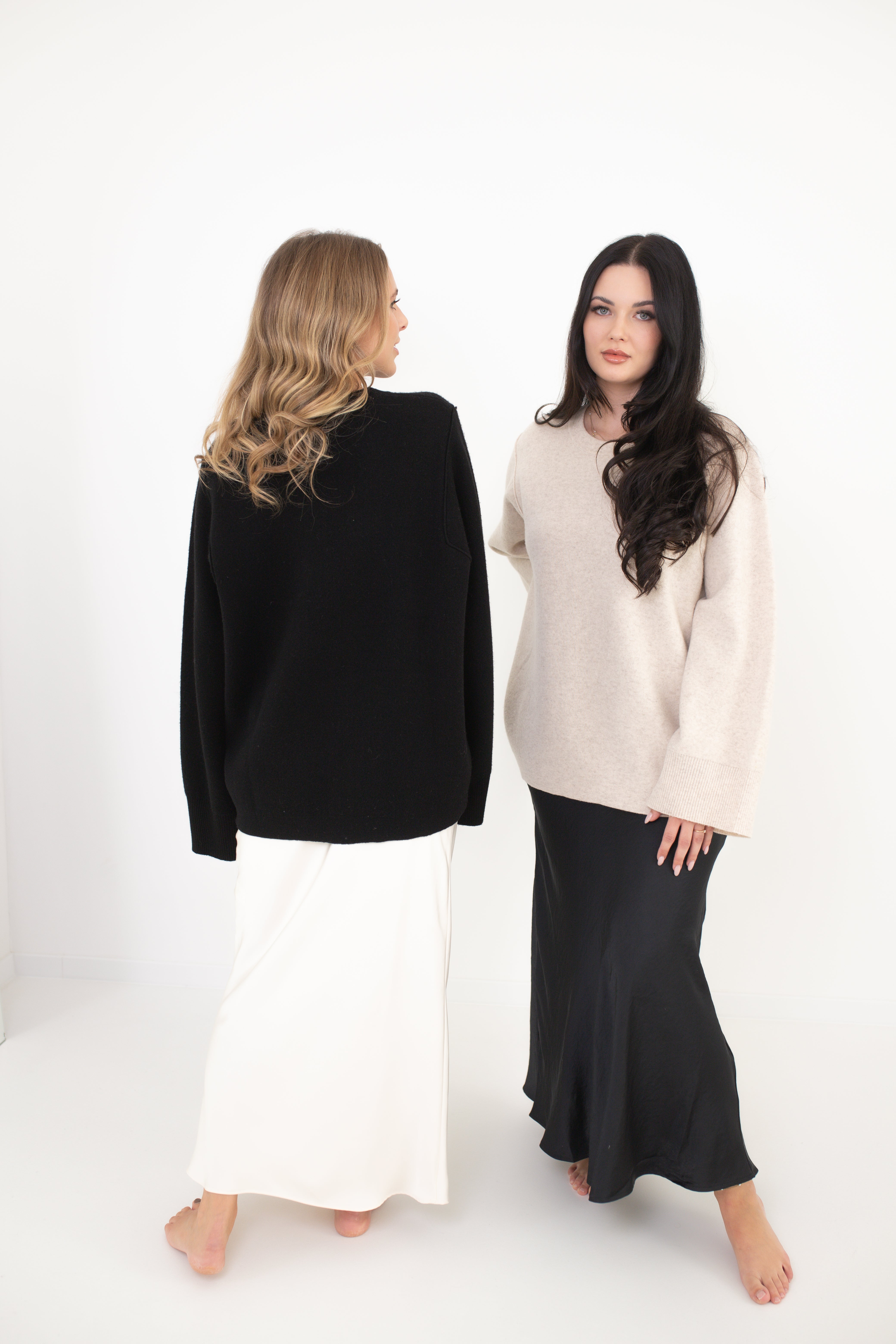 OVERSIZED PULLOVER  SNOW