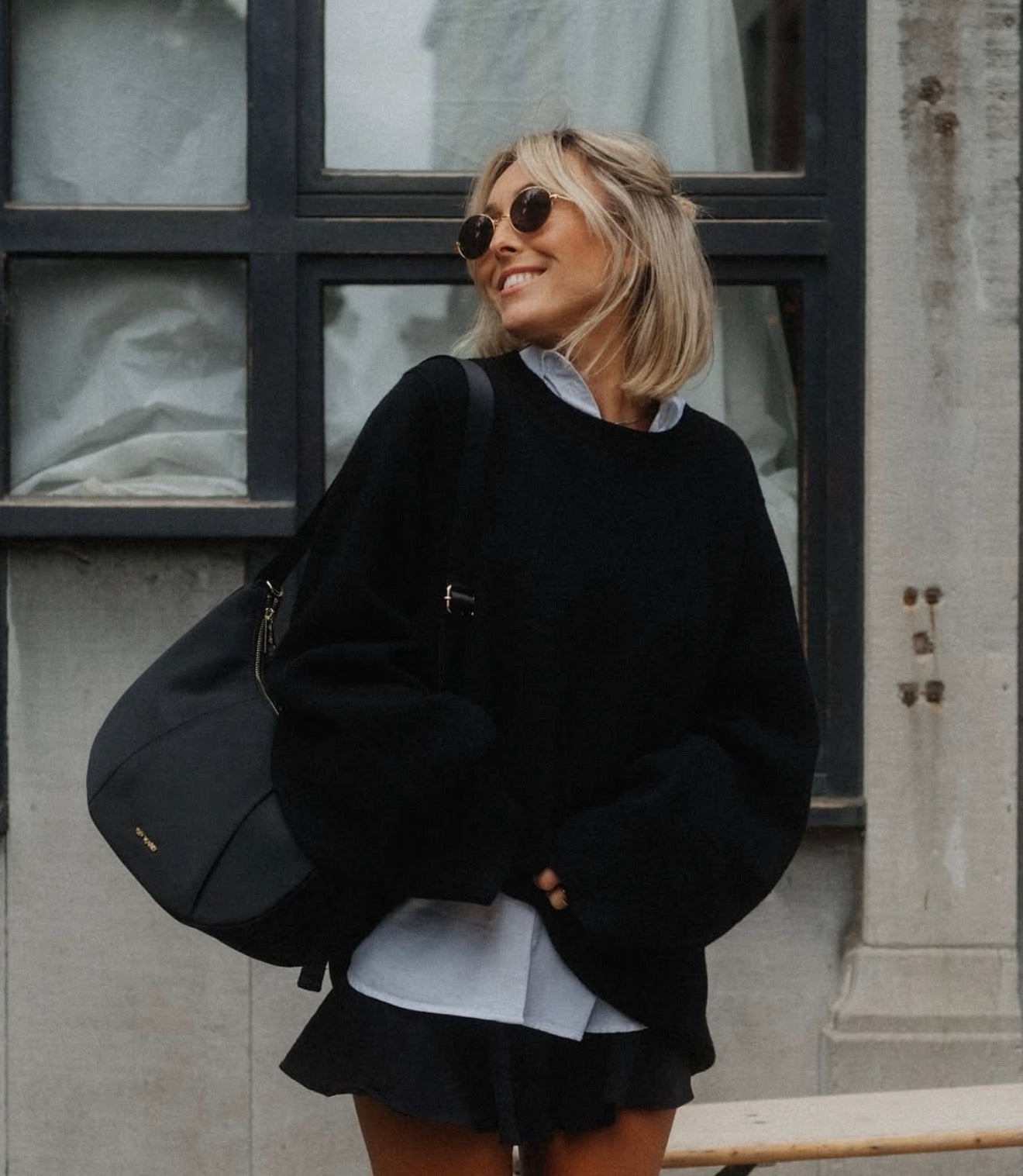 OVERSIZED PULLOVER  SNOW